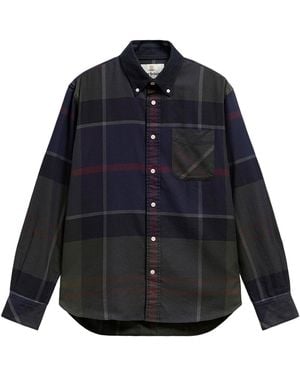Barbour Authentic Dunoon Tartan Long Sleeve Shirt - Blue