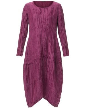 Grizas Women's Crinkled Dress - Purple