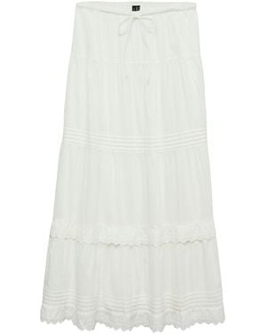 Vero Moda Ankle Length Skirt - White