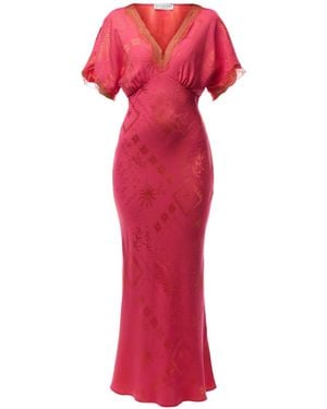 Never Fully Dressed Thea Maxi Dress - Red