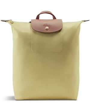 Longchamp Le Pliage Original Medium Backpack Pistachio - Yellow