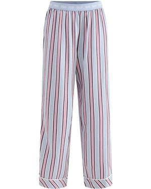 Stripe & Stare Ecovero Pyjama Bottoms - Purple