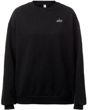 Alo Yoga Women's Accolade Crew Neck Pullover - Black