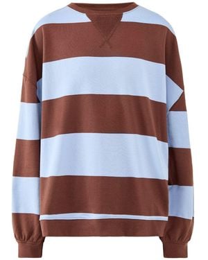 Free People Classic Stripe Crew Sweatshirt - Multicolour