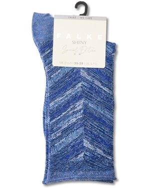 FALKE Shiny Socks Special Edition - Blue