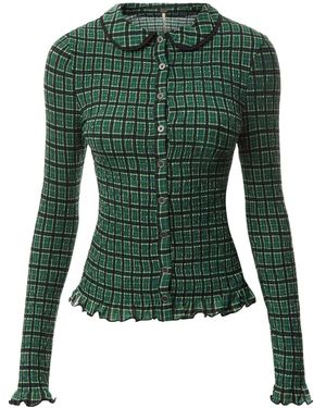 Free People Women's Fp Caught A Feeling Cardi - Green