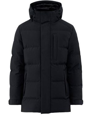 Belstaff Down & Feather Pendulum Puffer Jacket - Blue
