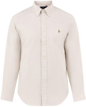 Polo Ralph Lauren Custom Fit Oxford Shirt - White