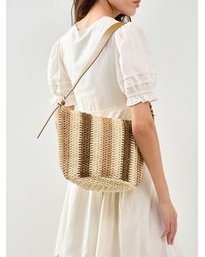 Pieces Hobo Tote Bag Neutral - Natural