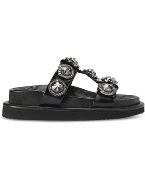 Kurt Geiger Orson Crystal Sandal - Black