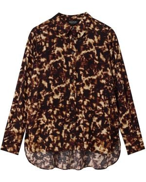 Whistles Tortoiseshell Shirt - Brown