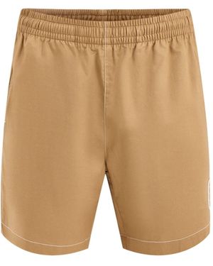 Lacoste Drawstring Chino Shorts Tan - Natural