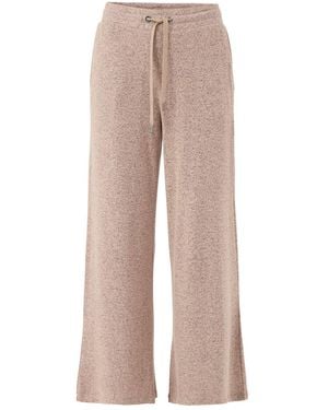 Soya Concept Biara 74 Blend Wide-Leg Trousers - Natural
