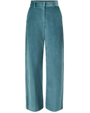 Weekend by Maxmara Tania Cord Wide Leg Trouser Jeans - Blue