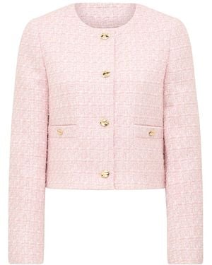 Forever New Lisa Boucle Jacket - Pink