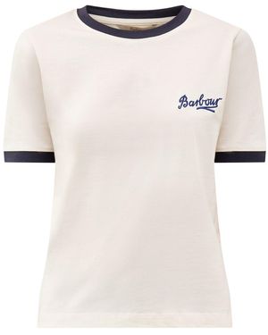 Barbour Madeline Striped T-Shirt Ecru Multi - Natural