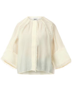 Day Birger et Mikkelsen Women's Cassie Sheer Fringes Shirt - White