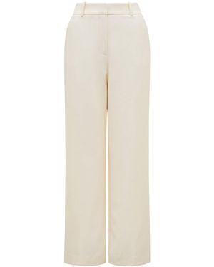 Forever New Aries Straight Leg Trousers - White