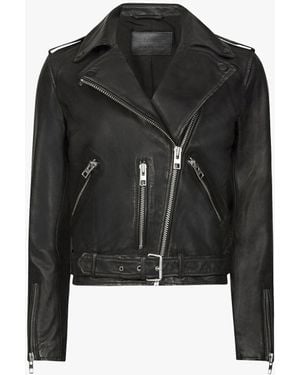 AllSaints Balfern Biker Jacket - Black