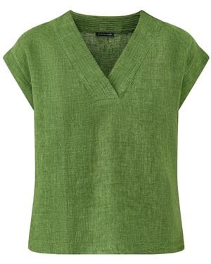 Eileen Fisher V-Neck Top - Green