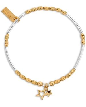 ChloBo Multi Double Star Bracelet - Metallic