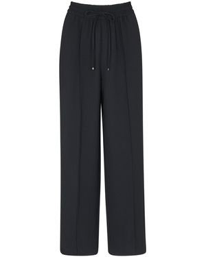 Whistles Maria Fluid Crepe Trouser - Blue