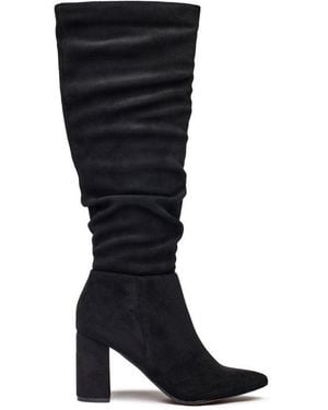 V.Gan Vegan Knee High Boots - Black