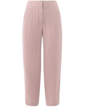 Whistles Barrel Leg Trouser - Pink