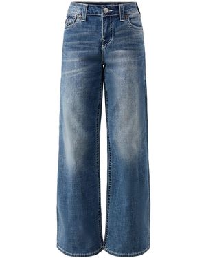 TRUE RELIGION Baggy Flap Trousers Jeans - Blue