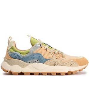 Flower Mountain Yamano 3 Uni Suede Trainers Multi - White