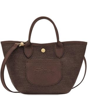 Longchamp Le Panier Pliage Basket Bag Small - Brown