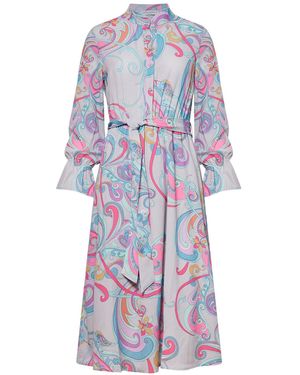James Lakeland Printed Midi Dress - White