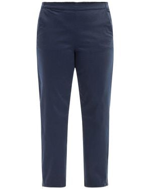 Masai Mapadme Solid Chino Trousers - Blue