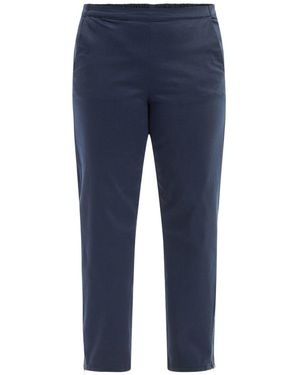 Masai Mapadme Solid Chino Trousers - Blue