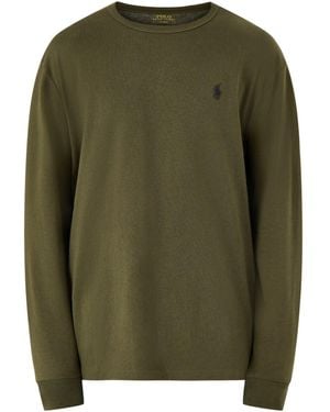 Polo Ralph Lauren Heavy Jersey Long Sleeves Tee - Green