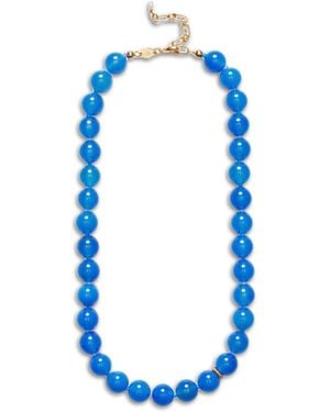 Anni Lu Women's Ball Necklace - Blue