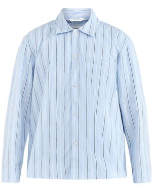 SELECTED Murray Poplin Overshirt, Cotton - Blue