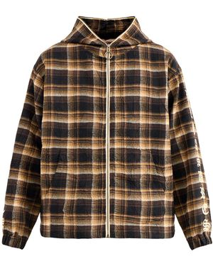 Pleasures Groove Zip Poncho Hoodie - Multicolour