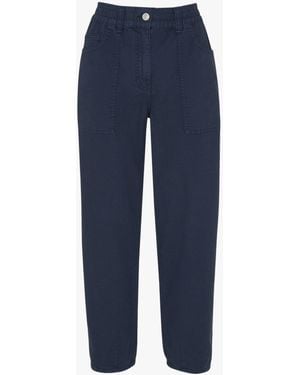 Whistles Women's Tessa Casual Trouser - Blue