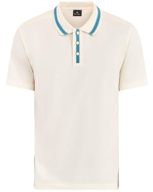 Paul Smith Plaquet Polo Shirt - White