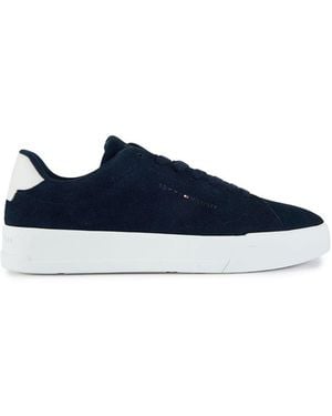 Tommy Hilfiger Court Core Suede-Inspired Trainers - Blue