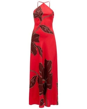 Forever New Nova Arrow Neck Maxi Dress - Red