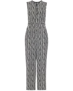 Whistles Optical Rope Josie Jumpsuit - White