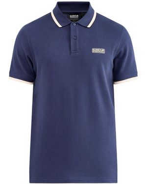 Barbour Evan Tipped Polo Shirt - Blue