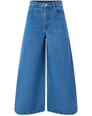 Never Fully Dressed Palazzo Jan Jeans - Blue