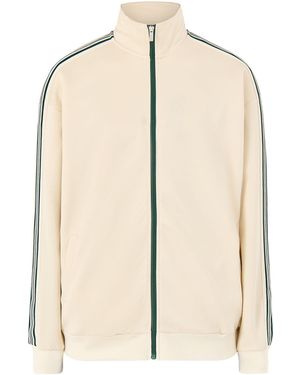 Only & Sons Onsriber Zip Stripe Track Sweatshirt Cream - Natural