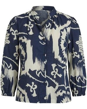 James Lakeland Ornamental Print Shirt - Blue