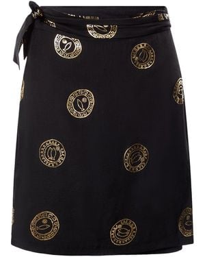 Never Fully Dressed Mini Skirt With Plate Foil - Black