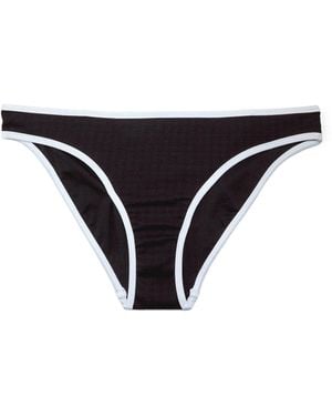 Seafolly Hipster Pant Solid Bikini Bottom - Black