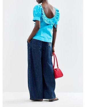 Damson Madder Anke Blouse - Blue